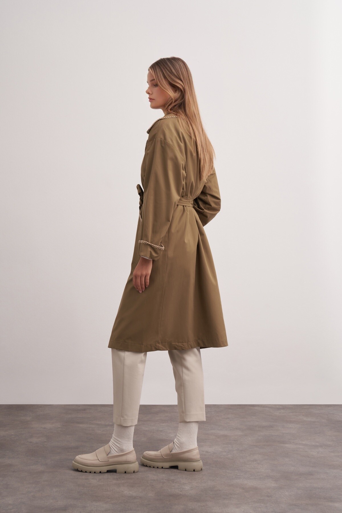 Shepherds Stitched Trench Coat