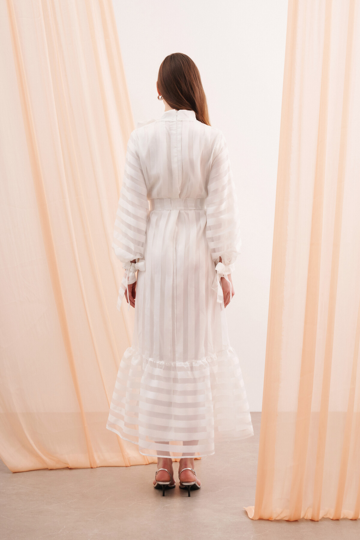 FİYONK ŞİFON ELBİSE