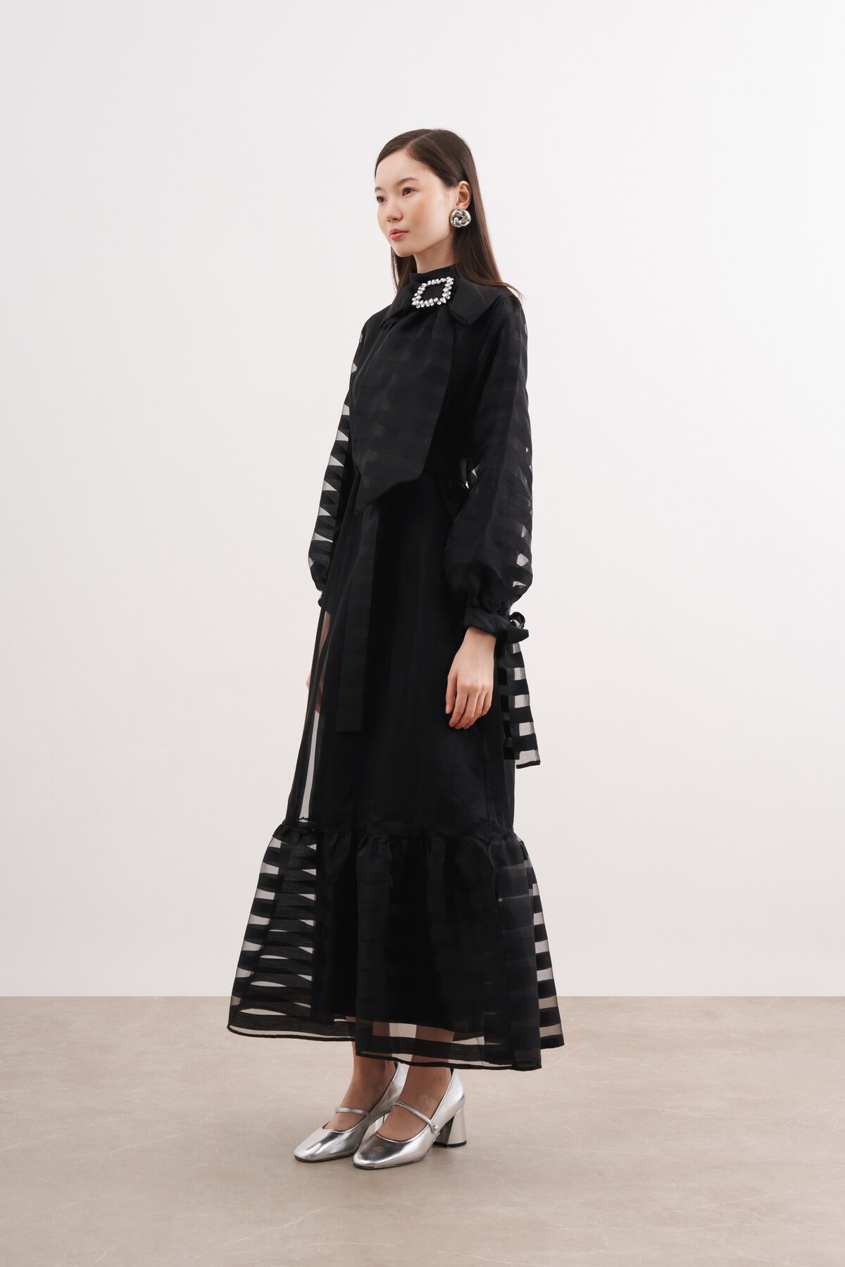 FİYONK ŞİFON ELBİSE