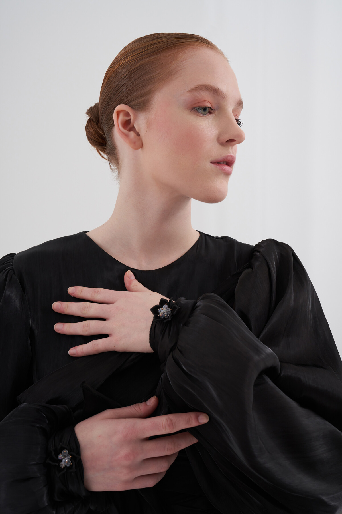 Bağlama Detaylı Abiye Elbise