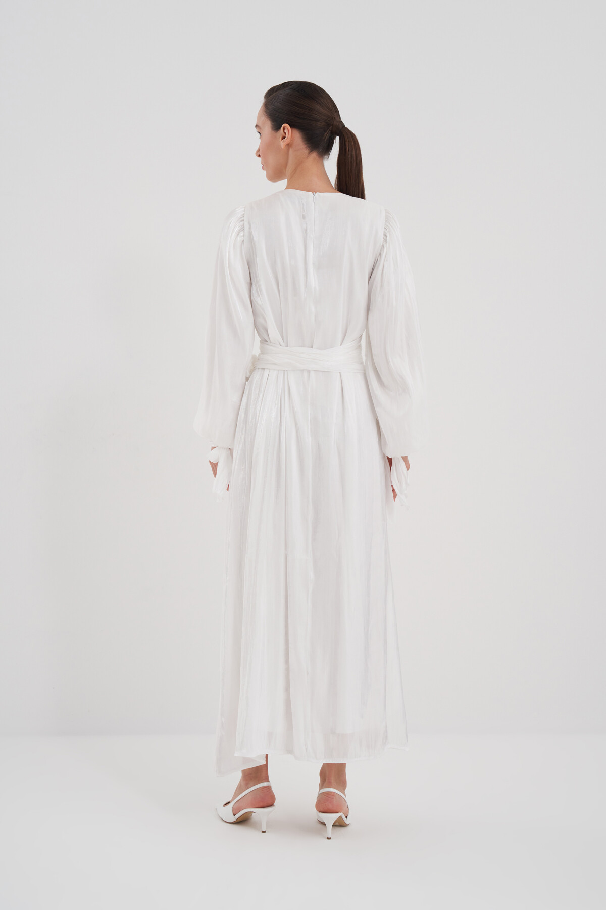 Bağlama Detaylı Abiye Elbise