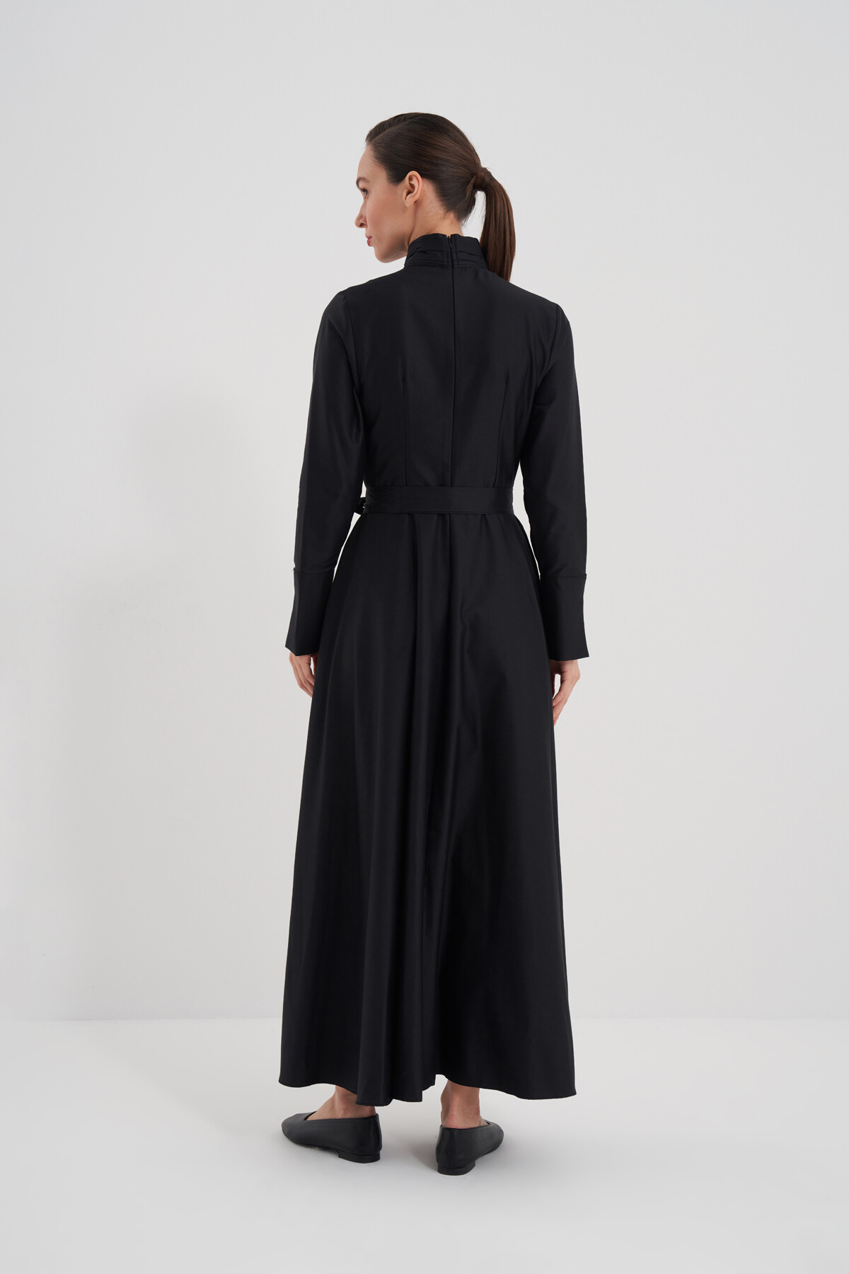 Göğüs Kısmı Pile Detaylı Elbise