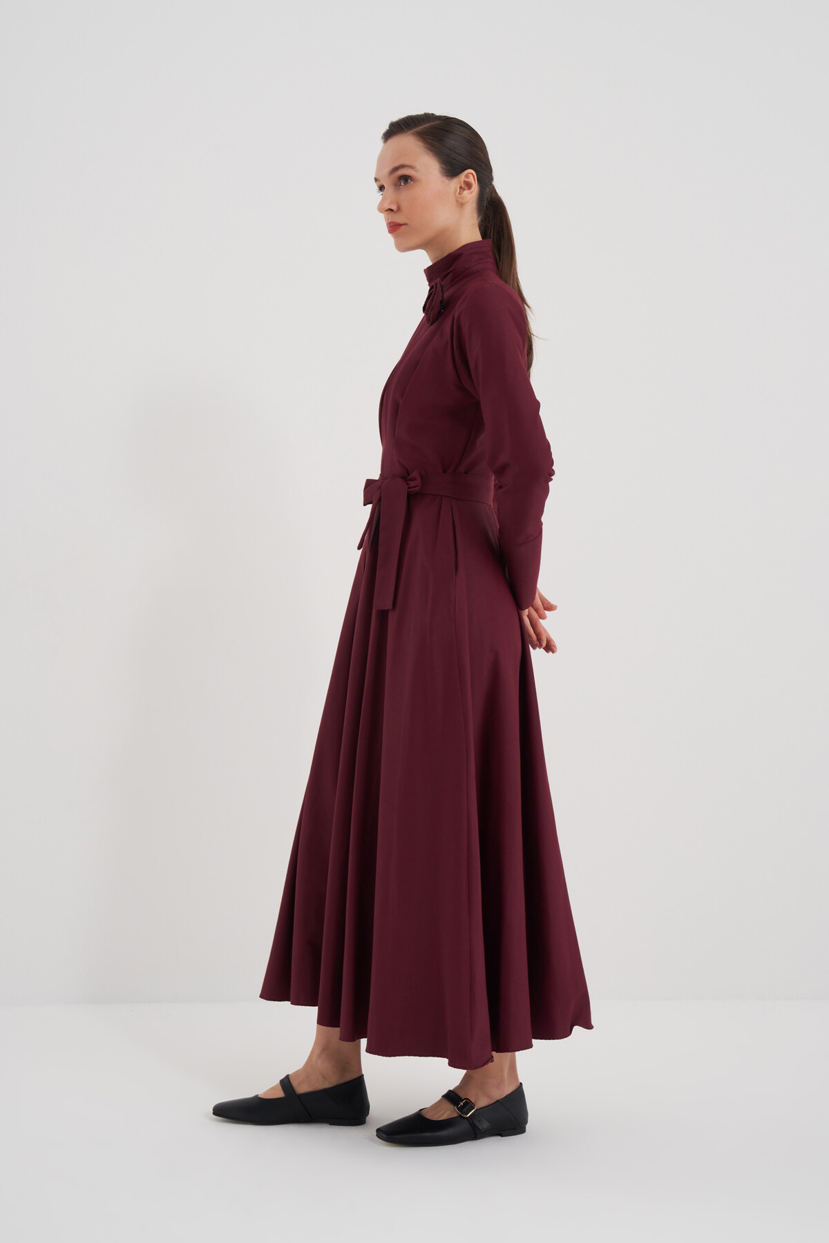 Göğüs Kısmı Pile Detaylı Elbise