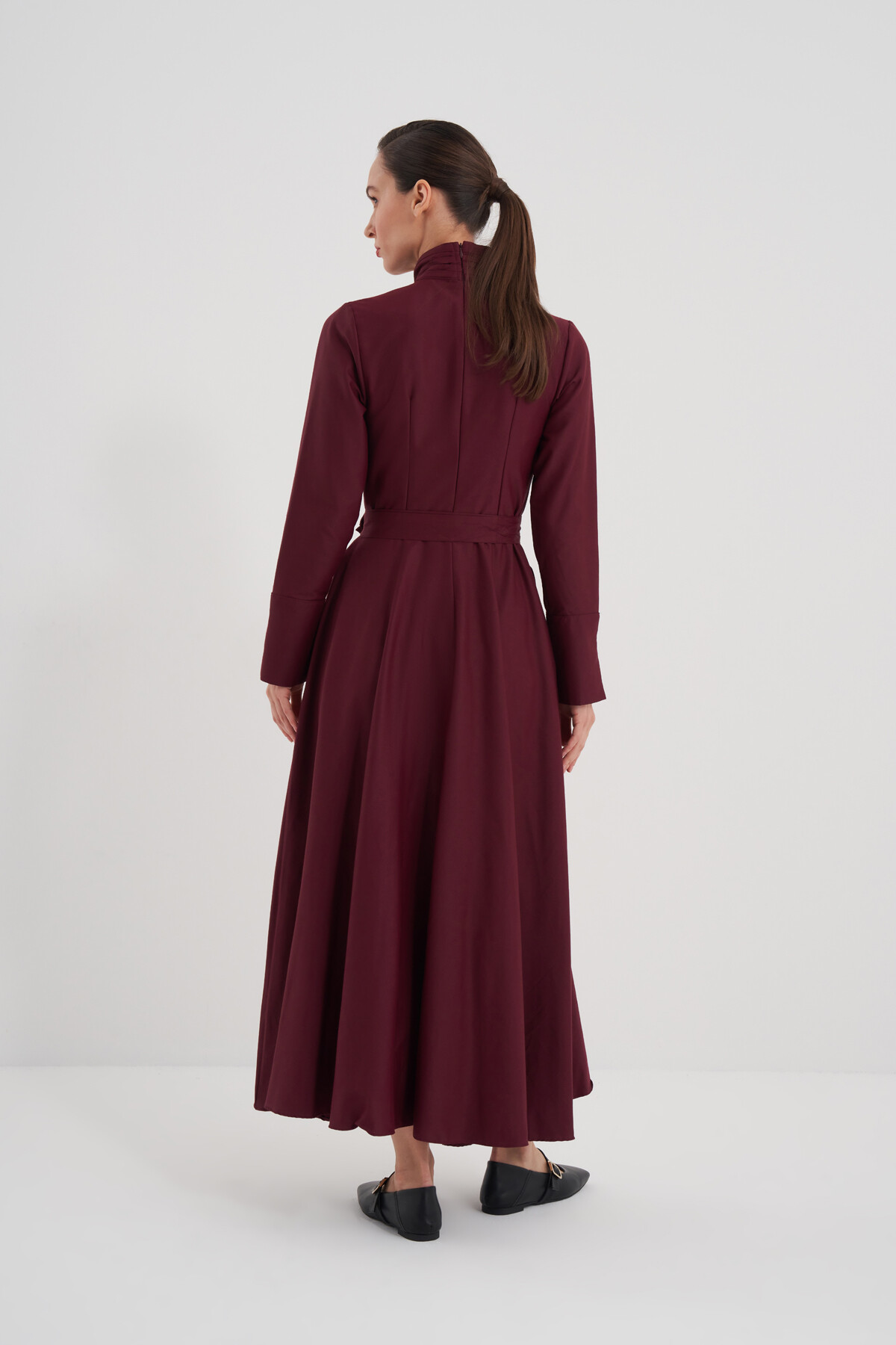 Göğüs Kısmı Pile Detaylı Elbise