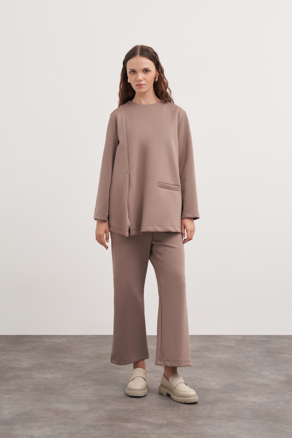 Yırtmaç Detaylı Scuba İkili Takım