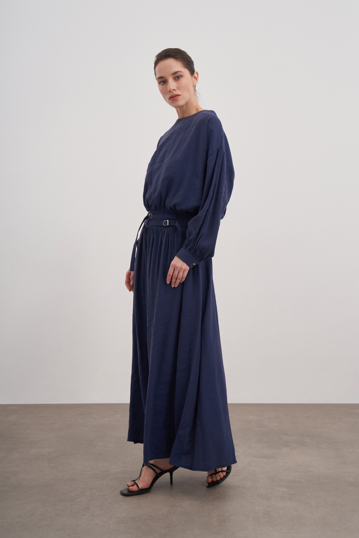 Bluz Büzgülü Etekli İkili Takım