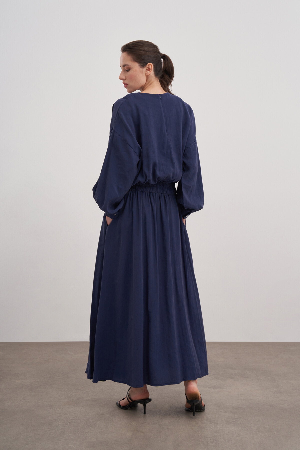 Bluz Büzgülü Etekli İkili Takım