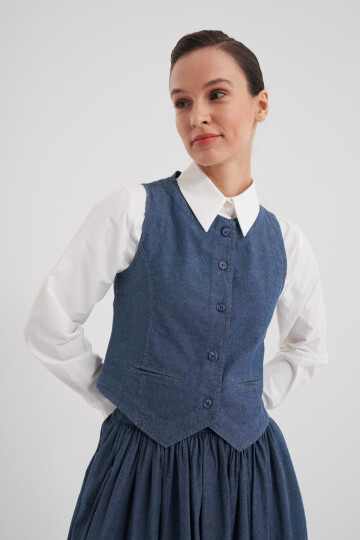 Denim Yelek