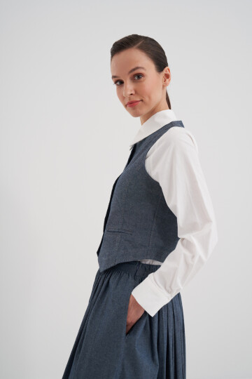 Denim Yelek
